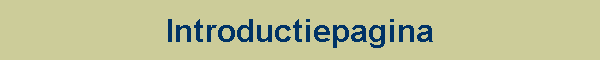 Introductiepagina
